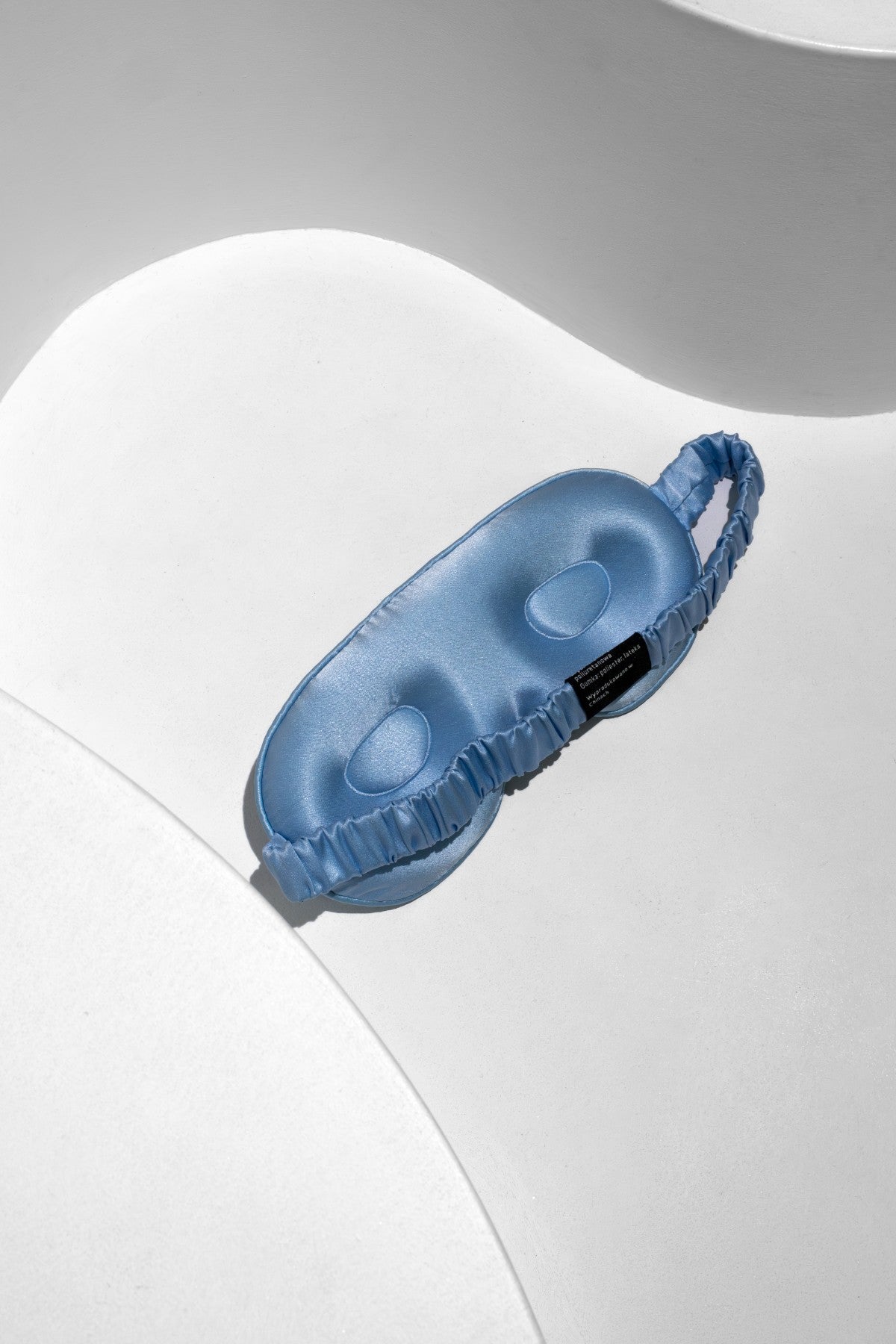 Jedwabna maseczka do spania - 22 momme (Błękitny)
